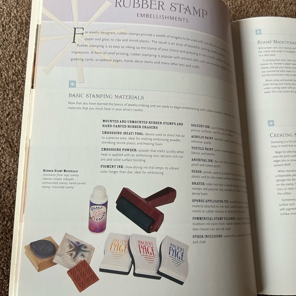 The Joy of Beading & Rubber Stamped Jewelry Books - Picture 10 of 11